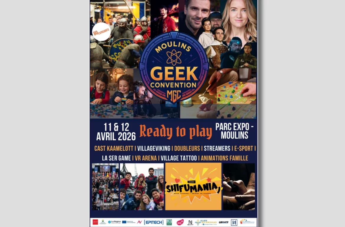 [Moulins geek convention 2026] 11 & 12 avril